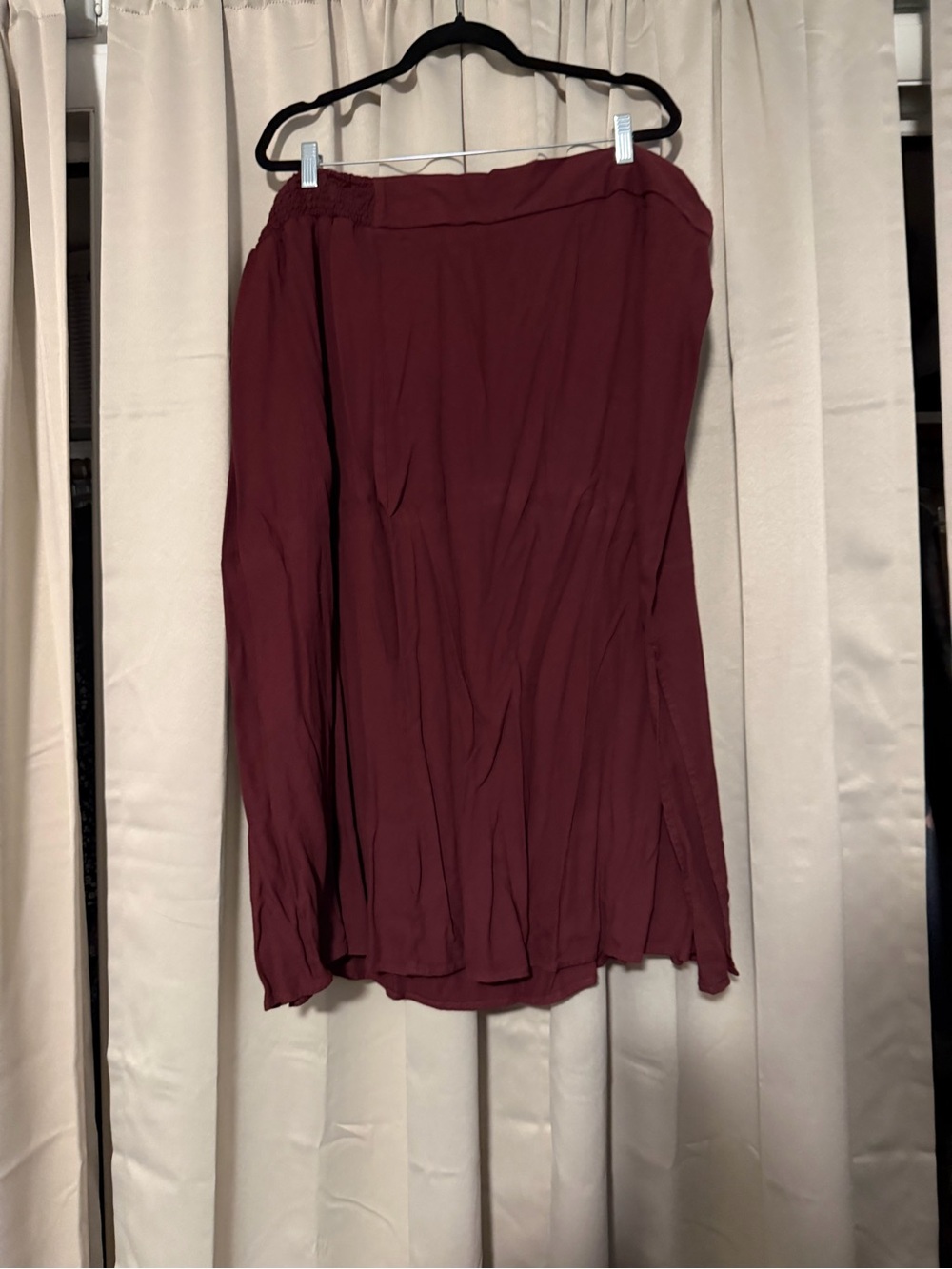Old Navy Burgundy Maxi Skirt